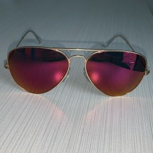 Hot pink Flask lens aviators